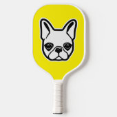 French Bulldog Pickleball Paddle (Achterkant)