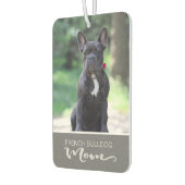 French Bulldog Plaats het Afbeelding van uw hond Luchtverfrisser (Links)