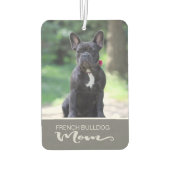 French Bulldog Plaats het Afbeelding van uw hond Luchtverfrisser (Achterkant)