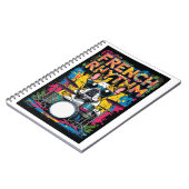 French Bulldog Playing Drums Notitieboek (Linkerzijde)