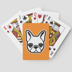 French Bulldog Pokerkaarten