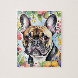 French Bulldog Portrait Colorful Family Pet Legpuzzel