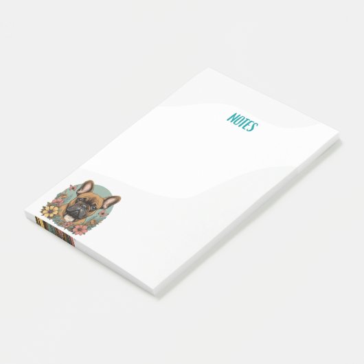 French Bulldog Post-it® Notes (Schuin)