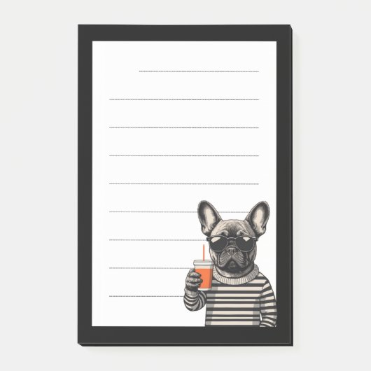 French Bulldog Post-it® Notes (Voorkant)