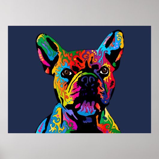 French Bulldog Poster (Voorkant)