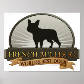 French Bulldog Poster (Voorkant)