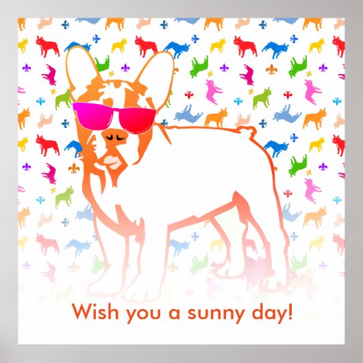 French Bulldog Poster (Voorkant)