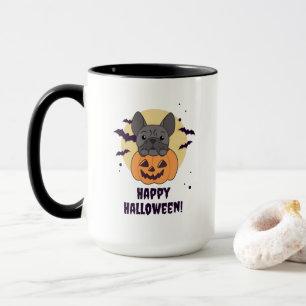 French Bulldog Pumpkin Sweet Dogs Happy Halloween Mok