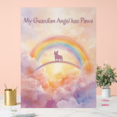 French Bulldog Rainbow Bridge Acrylic Sign Acryl Bord (Huwelijk)