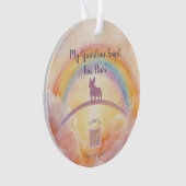 French Bulldog Rainbow Bridge Ornament (voorkant)
