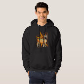 French Bulldog Retro Hoodie (Voorkant volledig)