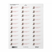 French Bulldog Return Address Labels (Full Sheet)