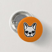 French Bulldog Ronde Button 3,2 Cm (Voorkant /achterkant)