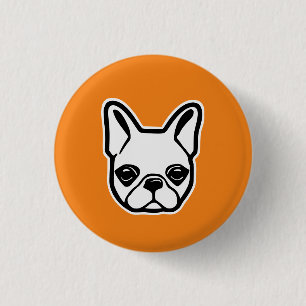 French Bulldog Ronde Button 3,2 Cm