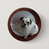 French Bulldog Ronde Button 5,7 Cm (Voorkant)