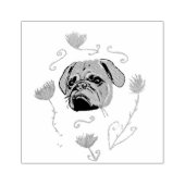French Bulldog Rubberstempel (Afrduk)