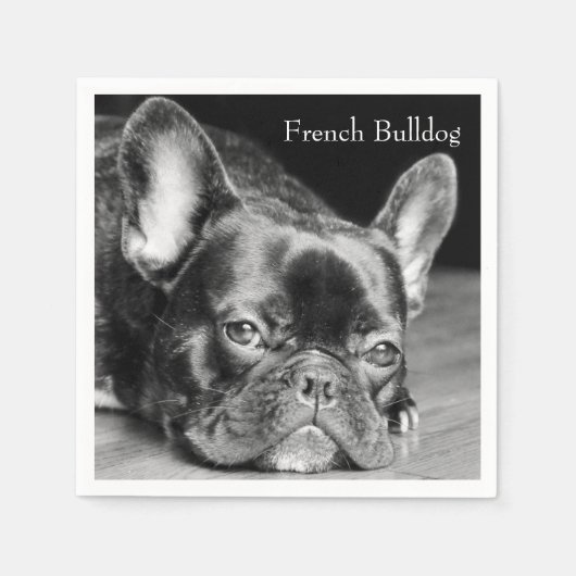 French Bulldog Servetten (Voorkant)