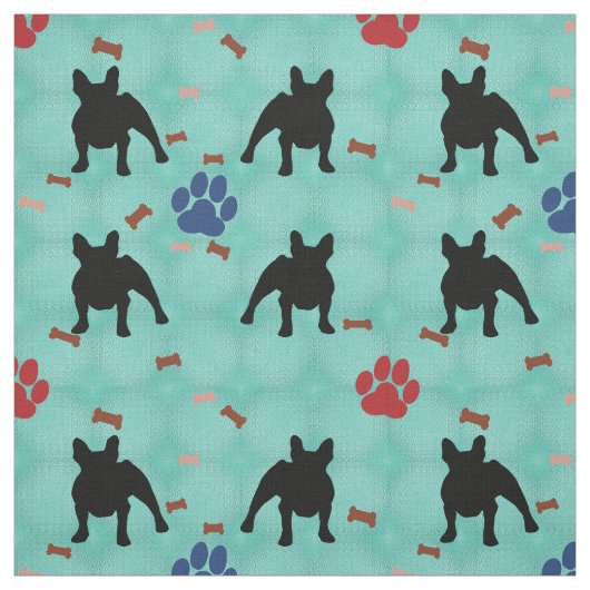 French Bulldog Shadow Stof (Swatch)