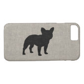 French Bulldog Silhouette Case-Mate iPhone Case (Achterkant (Horizontaal))