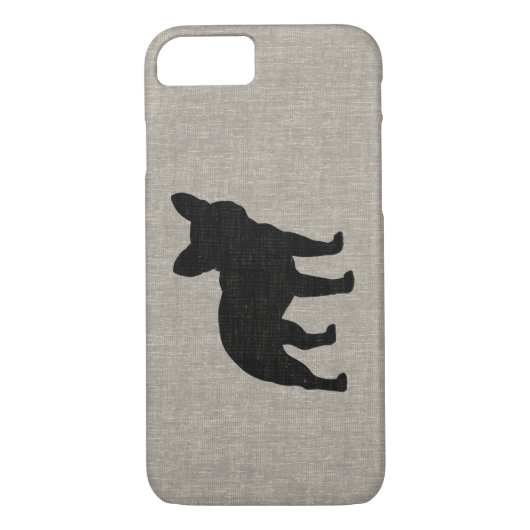 French Bulldog Silhouette Case-Mate iPhone Case (Achterkant)