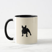 French Bulldog Silhouette Mok (Links)