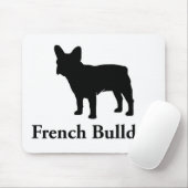 French Bulldog Silhouette Muismat (Met muis)