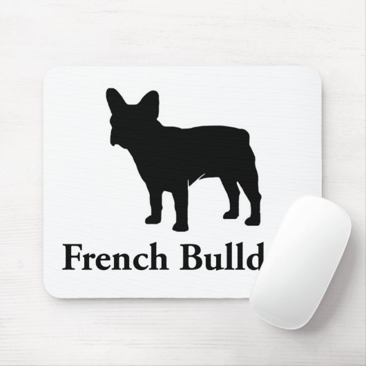 French Bulldog Silhouette Muismat (Met muis)