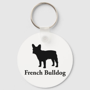 French Bulldog Silhouette Sleutelhanger