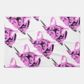 French Bulldog Silhouette Theedoek (Horizontaal)