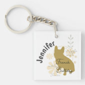 French Bulldog Sleutelhanger (voorkant)