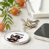 French Bulldog Sleutelhanger (Zijkant)