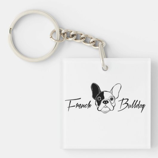 French Bulldog Sleutelhanger (Voorkant)