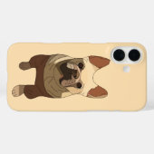 French Bulldog, Soft Peach Case-Mate iPhone Case (Achterkant (horizontaal))