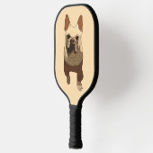 French Bulldog, Soft Peach Pickleball Paddle (Links)