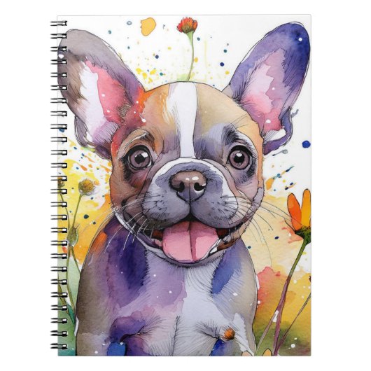 French Bulldog Spiral Notebook Notitieboek (Voorkant)