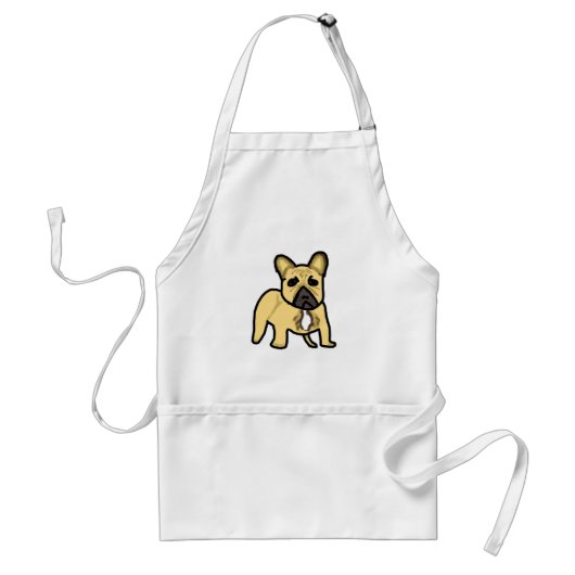 French Bulldog Standaard Schort (Voorkant)