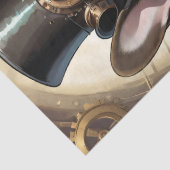 French Bulldog steampunk Puppy v3 Tissuepapier (Detail)