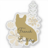 French Bulldog Sticker (Voorkant)