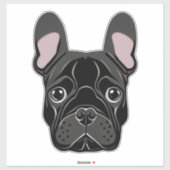 French Bulldog Sticker (Vel)