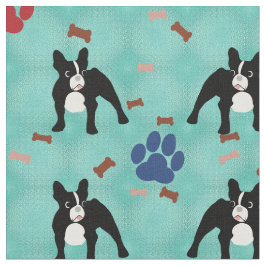 French Bulldog Stof
