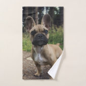 French Bulldog Throw Pillow Bad Handdoek (Handdoek)