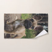 French Bulldog Throw Pillow Bad Handdoek (Handdoek)