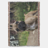French Bulldog Throw Pillow Deken (Voorkant Verticaal)