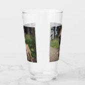 French Bulldog Throw Pillow Glas (Links)