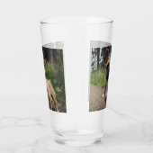 French Bulldog Throw Pillow Glas (Rechts)