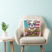 French Bulldog Throw Pillow Kussen (Stoel)