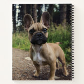 French Bulldog Throw Pillow Notitieboek (Achterkant)