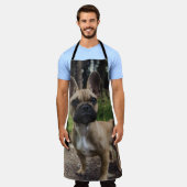 French Bulldog Throw Pillow Schort (Gedragen)