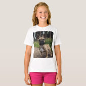 French Bulldog Throw Pillow T-shirt (Voorkant volledig)