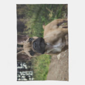 French Bulldog Throw Pillow Theedoek (Verticaal)